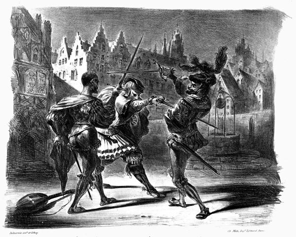 The Duel between Faust and Valentine