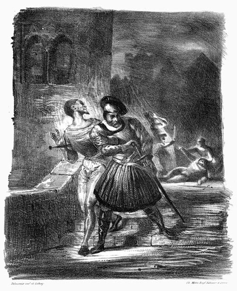 Mephistopheles and Faust Fleeing After the Duel