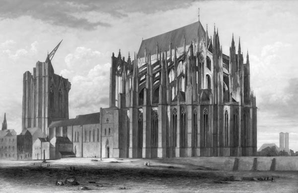 ‘Cologne Cathedral’ (page 457 of ‘The Cathedral of Cologne (Der Dom In Cöln)’ engraved by J. Poppel, 1852)