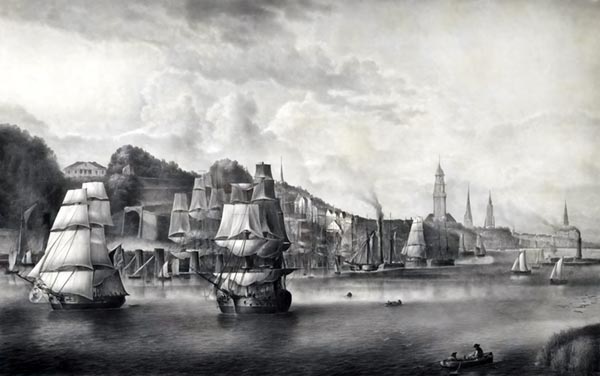 ‘Hamburg from the Elbe’