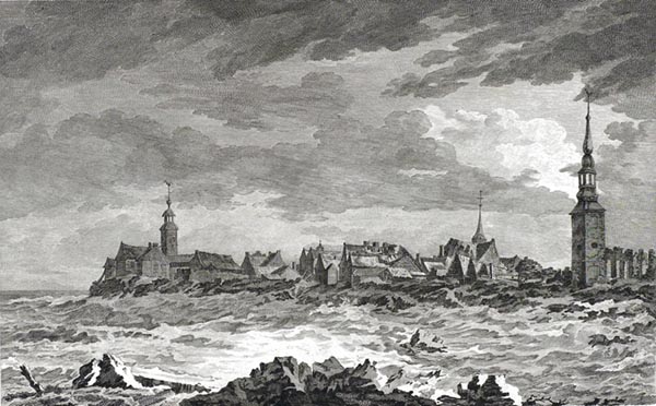 ‘Ice floe in Mülheim on the Rhine (1784)’ - H. Goblé