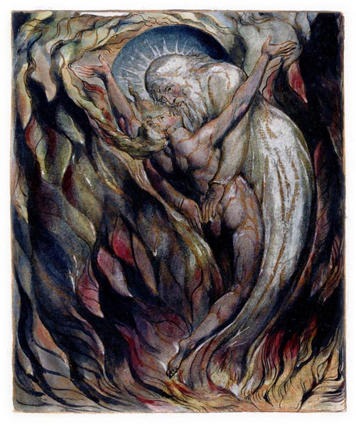 Jerusalem - The Emanation of the Giant Albion, Plate 99 [Detail], William Blake