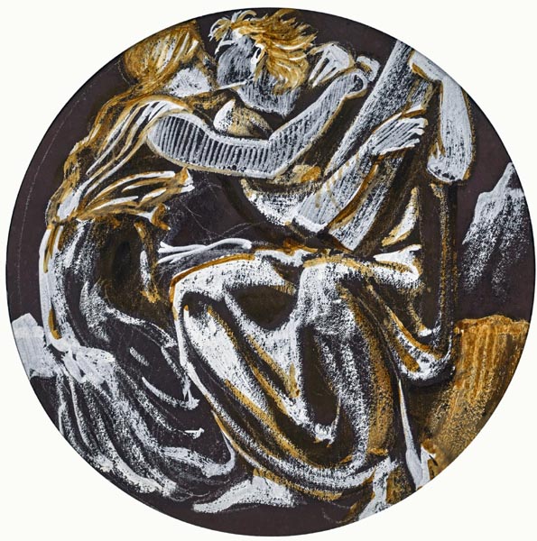 Orpheus and Eurydice Reunited - Sir Edward Coley Burne-Jones (English, 1833 – 1898)
