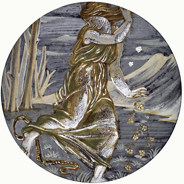 Eurydice Bitten by a Serpent - Sir Edward Coley Burne-Jones (English, 1833 – 1898)