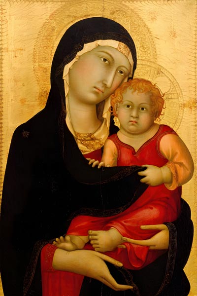 Madonna and Child (ca. 1326) - Simone Martini (Italian, 1284-1344)