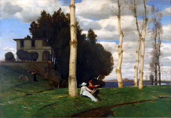 Spring Day (The Three Life Ages) (1883) - Arnold Böcklin (Swiss, 1827-1901)