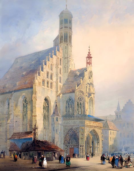 Wandering Minstrel; Old Nuremberg (1843–84) - Alexandre-Louis Leloir (French, 1843-1884)