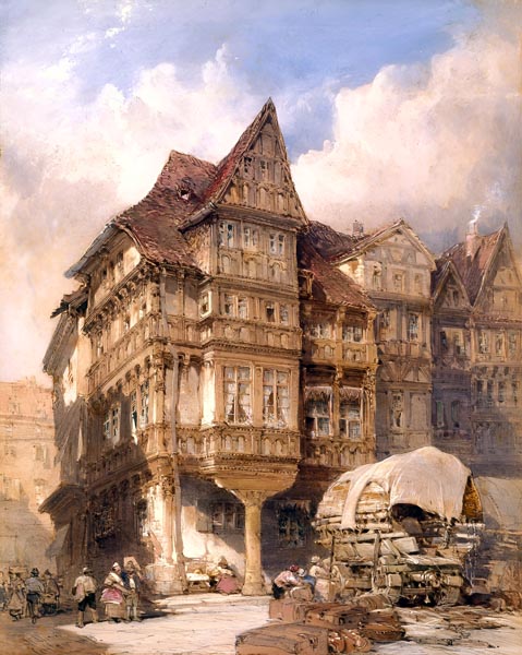 Albrecht Durer’s House at Nuremberg - William Callow (English, 1812-1908)