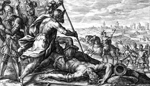 Diomedes kills Rhesus