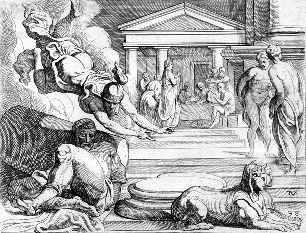 Athene visits Odysseus in his sleep
