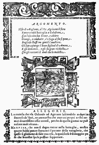 Boiardo: Orlando Innamorato: Book I, Canto XVI