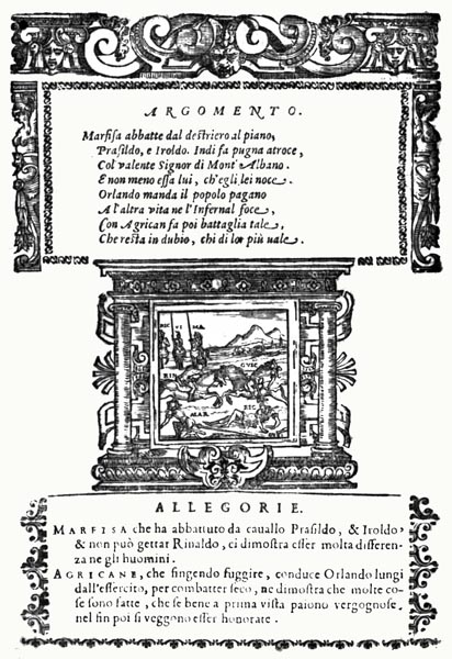 Boiardo: Orlando Innamorato: Book I, Canto XVIII