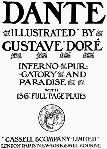 Dante - The Divine Comedy - Cassell & Company Limited edition (London, 1902) - Cover