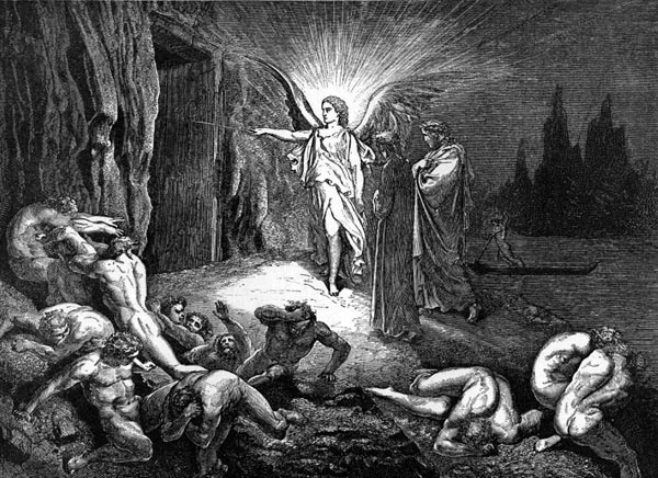 Gustave Doré Illustration - Inferno Canto 9, 101