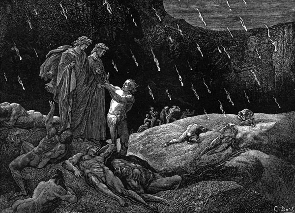 Gustave Doré Illustration - Inferno Canto 15, 155