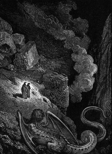 Gustave Doré Illustration - Inferno Canto 17, 167