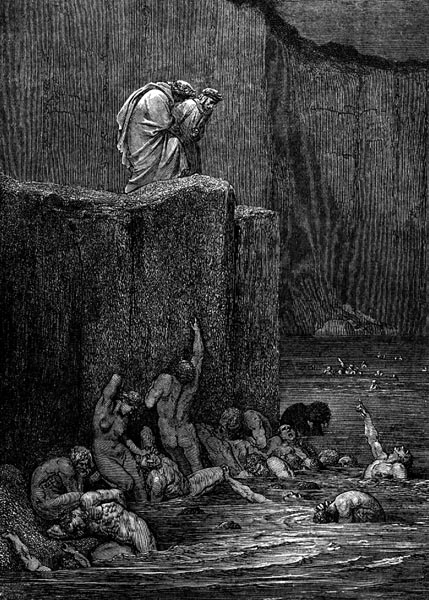 Gustave Doré Illustration - Inferno Canto 18, 181