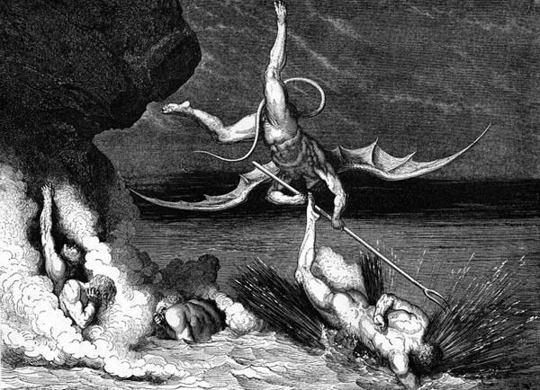 Gustave Doré Illustration - Inferno Canto 22, 213