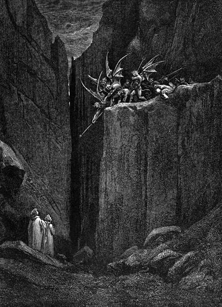 Gustave Doré Illustration - Inferno Canto 23, 219