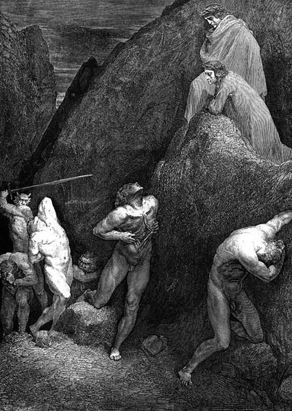 Gustave Doré Illustration - Inferno Canto 28, 259