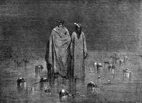 Gustave Doré Illustration - Inferno Canto 32, 301