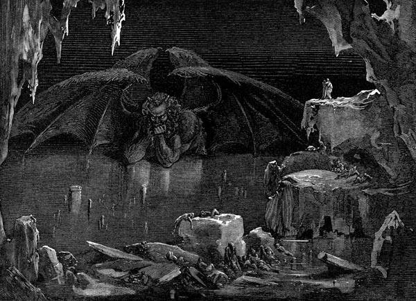 Gustave Doré Illustration - Inferno Canto 34, 323