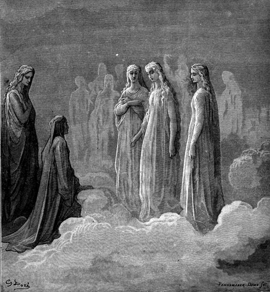 Gustave Doré Illustration - Purgatorio Canto 3, 14