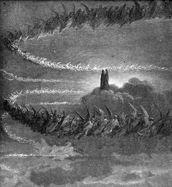 Gustave Doré Illustration - Purgatorio Canto 18, 70