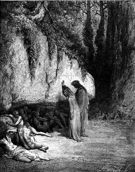 Gustave Doré Illustration - Purgatorio Canto 4, 31