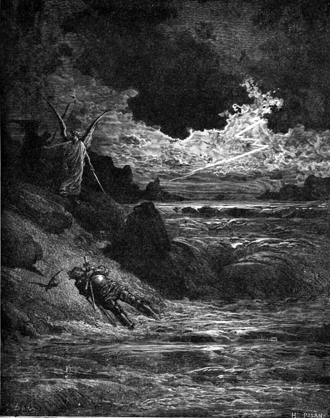 Gustave Doré Illustration - Purgatorio Canto 5, 123