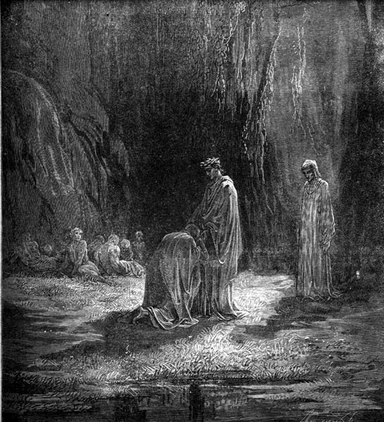 Gustave Doré Illustration - Purgatorio Canto 7, 21