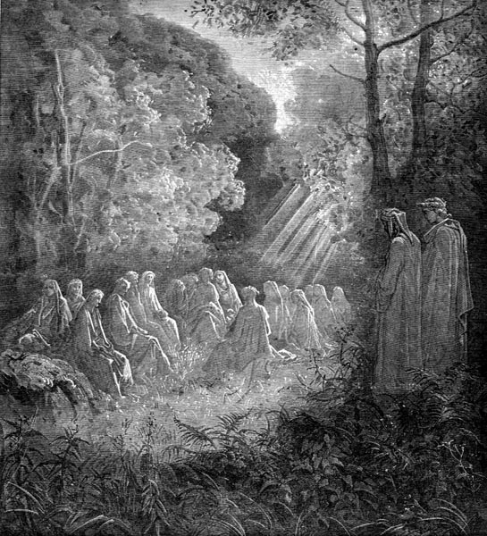 Gustave Doré Illustration - Purgatorio Canto 7, 82