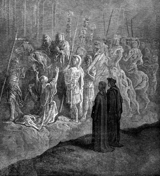 Gustave Doré Illustration - Purgatorio Canto 10, 74