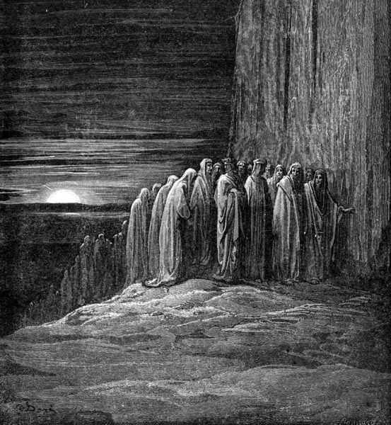 Gustave Doré Illustration - Purgatorio Canto 18, 87