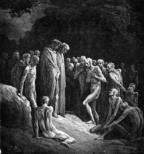 Gustave Doré Illustration - Purgatorio Canto 24, 4