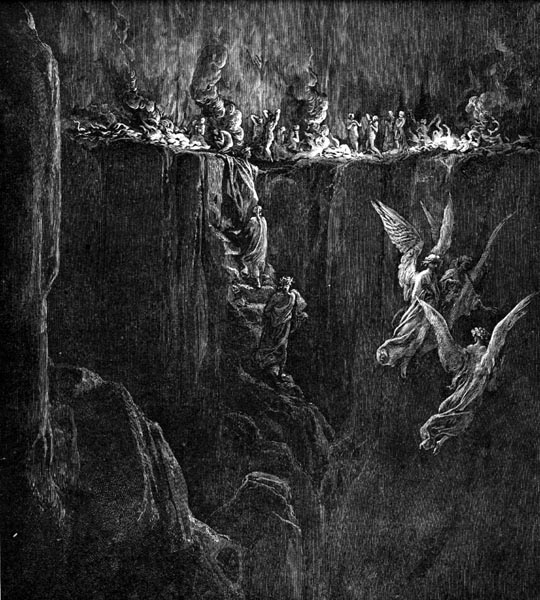 Gustave Doré Illustration - Purgatorio Canto 25, 107