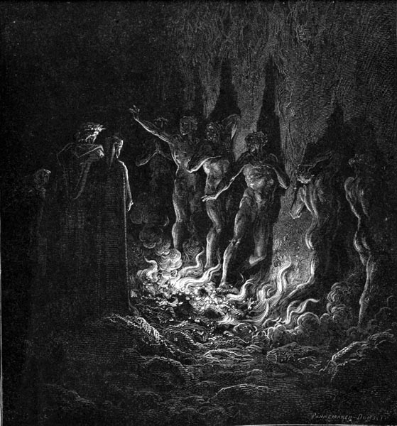 Gustave Doré Illustration - Purgatorio Canto 25, 119