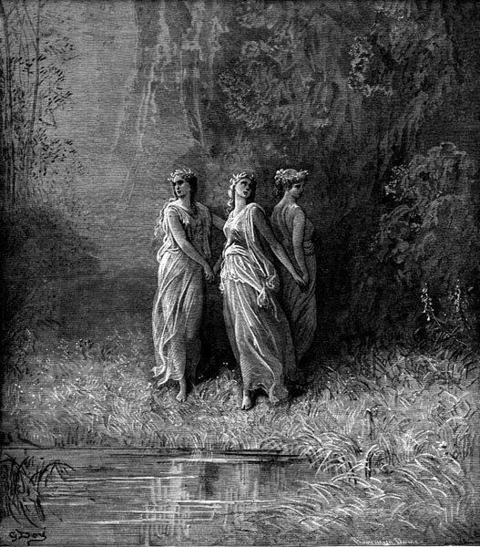 Gustave Doré Illustration - Purgatorio Canto 29, 118