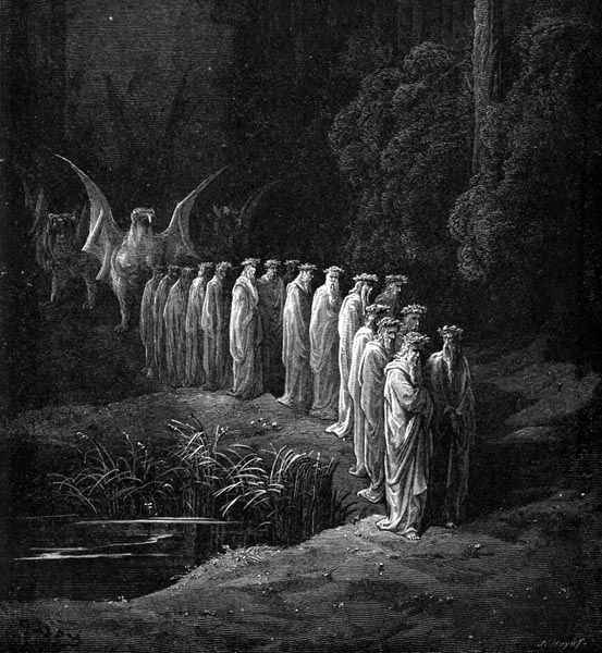 Gustave Doré Illustration - Purgatorio Canto 29, 80