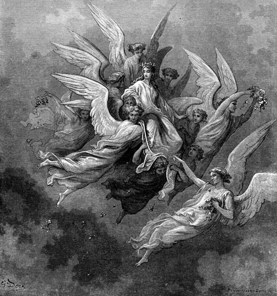 Gustave Doré Illustration - Purgatorio Canto 30, 32