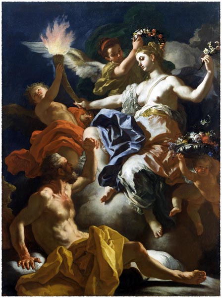 Aurora Taking Leave of Tithonus, Francesco Solimena