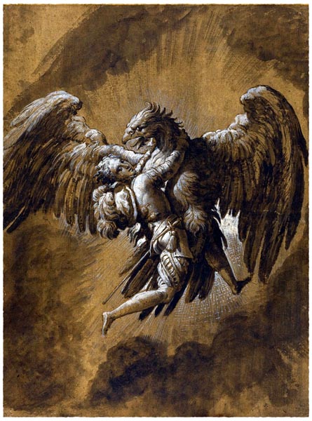 The Rape of Ganymede, Niccolò dell' Abate