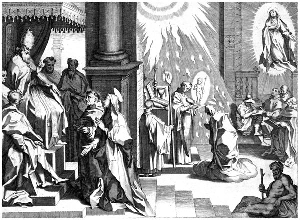 Catherine Asks Pope Gregory XI to Return to Rome, Niccolò dell' Abate