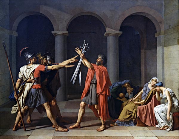 ‘The Oath of the Horatii’ - Jacques-Louis David (1748 – 1825)