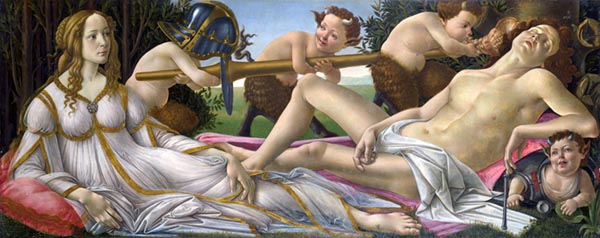‘Venus and Mars’ - Sandro Botticelli (1445 – 1510)