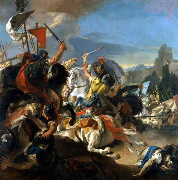 ‘The Battle of Vercellae’ - Giovanni Battista Tiepolo (1696 – 1770)