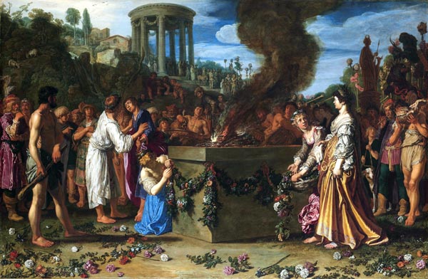 Orestes and Pylades Disputing at the Altar