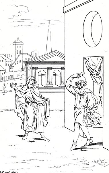 Scene from Terence's play Eunuchus