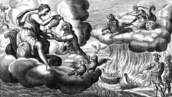 van de Passe Illustration - Venus immortalises Aeneas