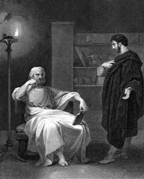 ‘So, Brutus. Cato from his heart’s holy shrine replied’ - Richard Rhodes (1812)